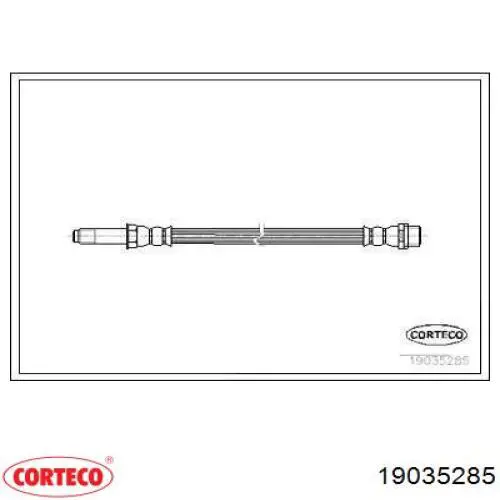 Przewód hamulcowy przedni Corteco 19035285 cena, od 9,99 USD