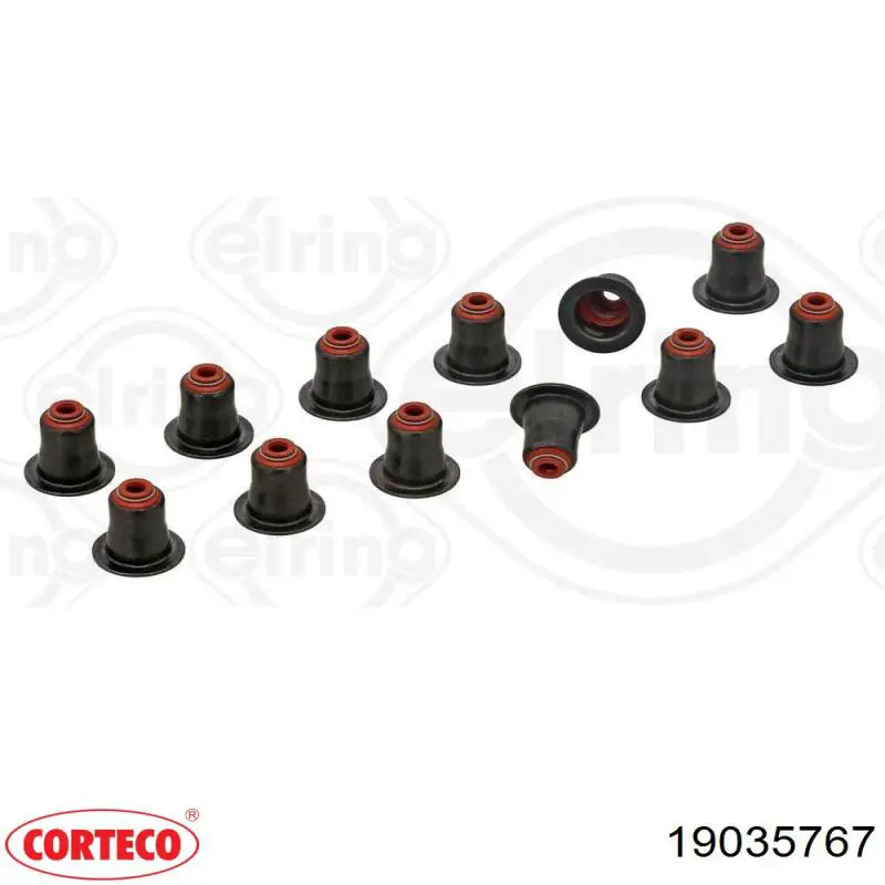 Uszczelniacz zaworu dolotowego, zestaw 19035767 Corteco