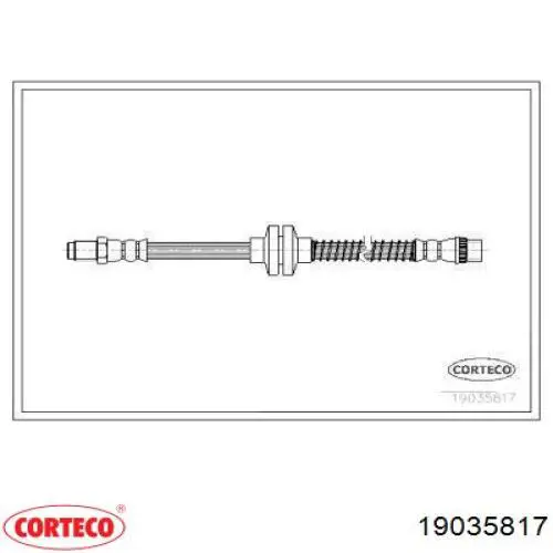 19035817 Corteco Przewód hamulcowy przedni