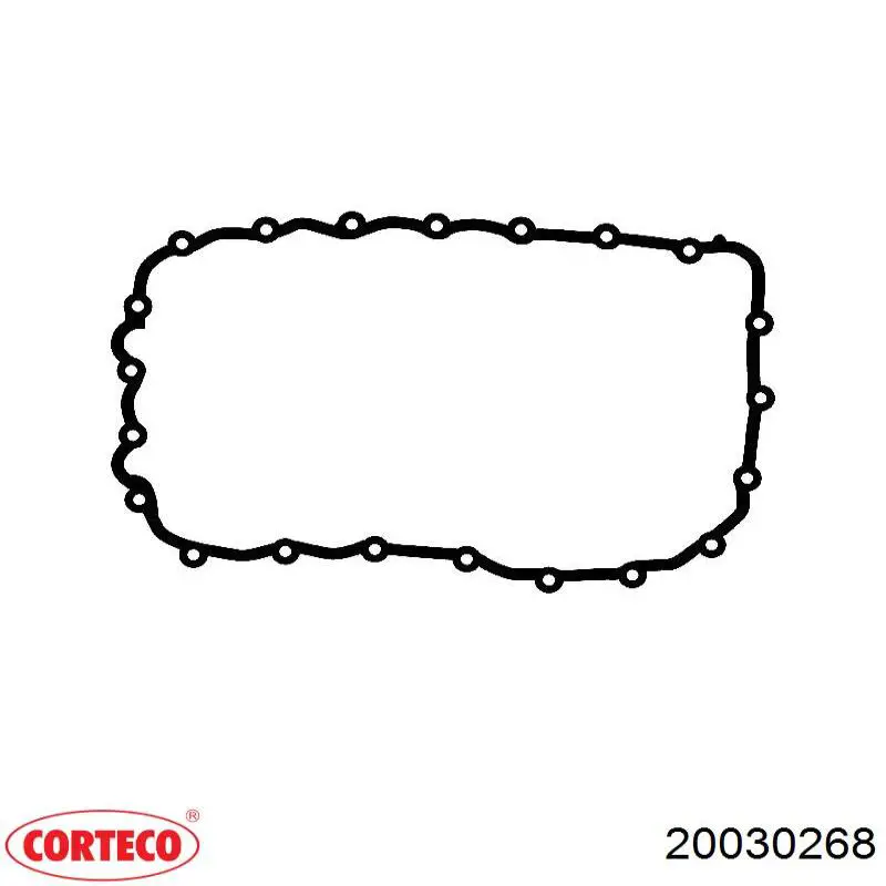 Uszczelniacz wału korbowego przedni 20030268 Corteco