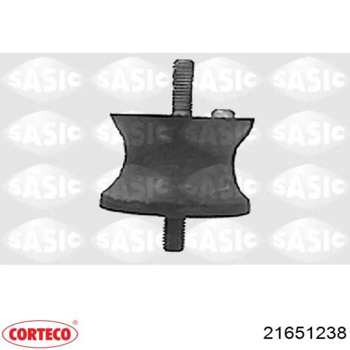 Do koszyka 21651238 Corteco Poduszka (podpora skrzyni biegów)