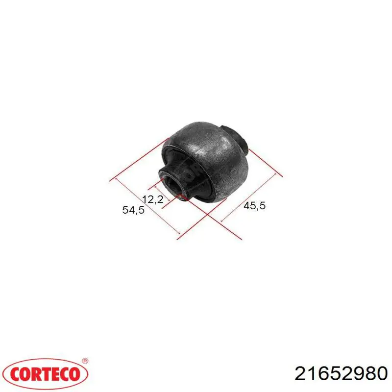 Silentblock przedniego wahacza dolnego Corteco 21652980 cena, od 8,37 USD
