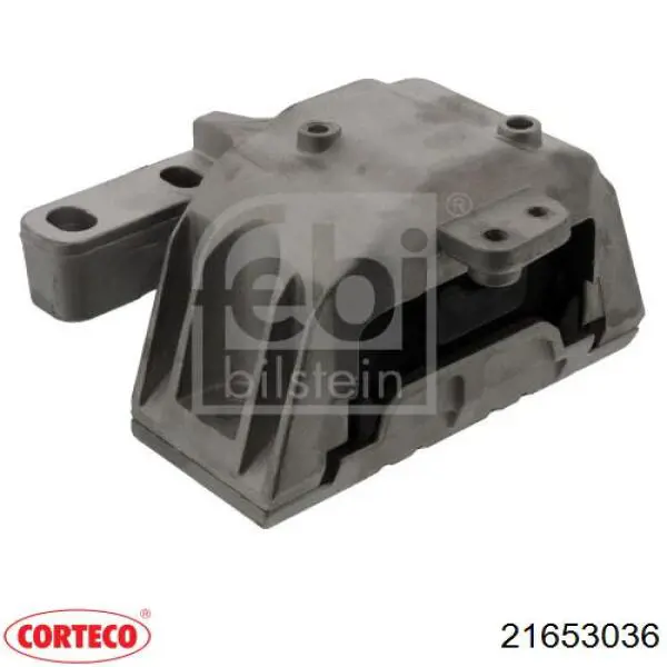 Poduszka (podpora) silnika prawa Corteco 21653036 cena, od 72,29 USD