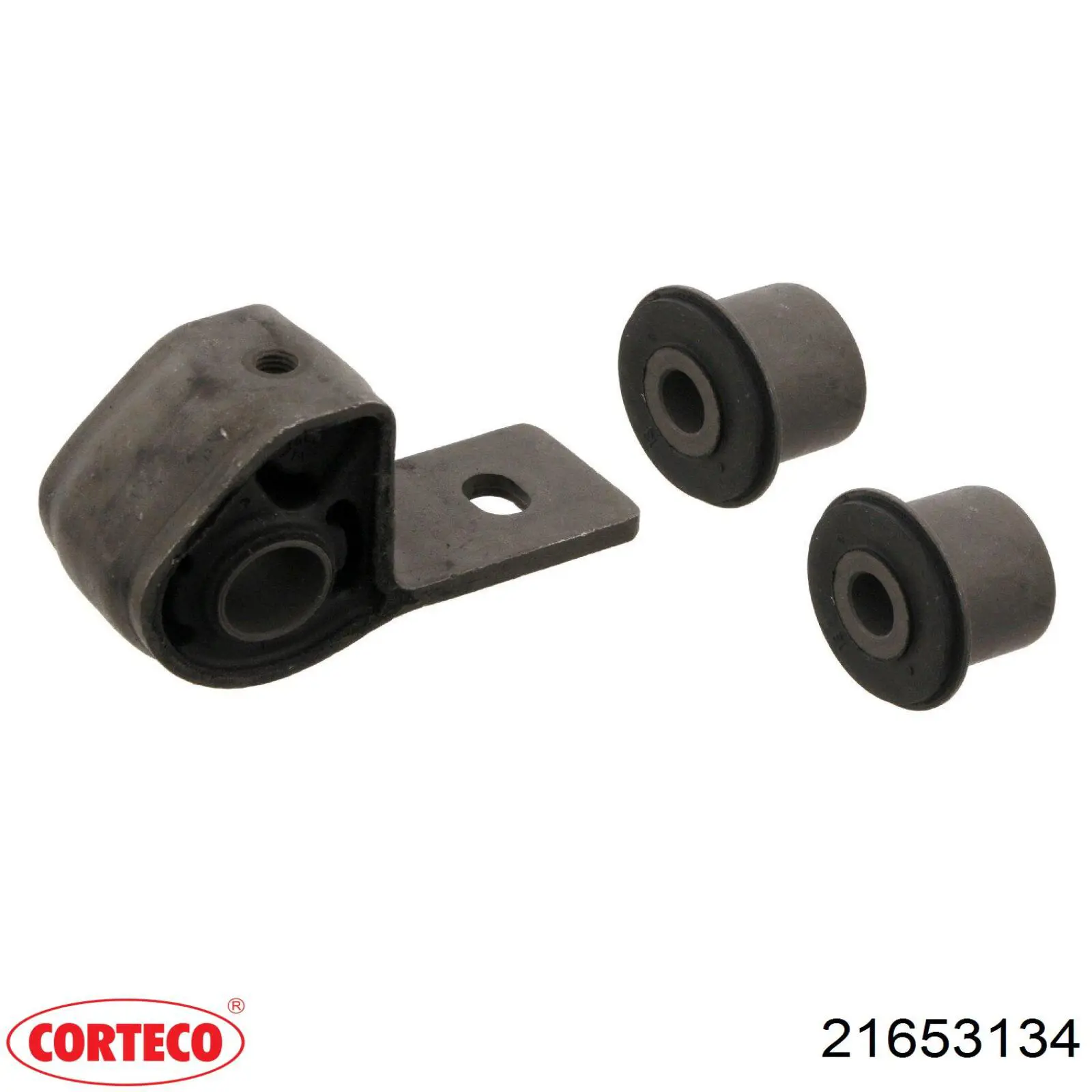 Do koszyka 21653134 Corteco Silentblock przedniego wahacza dolnego
