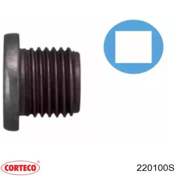 Korek miski olejowej silnika 220100S Corteco
