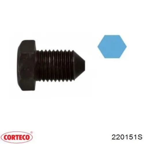 Korek miski olejowej silnika 220151S Corteco