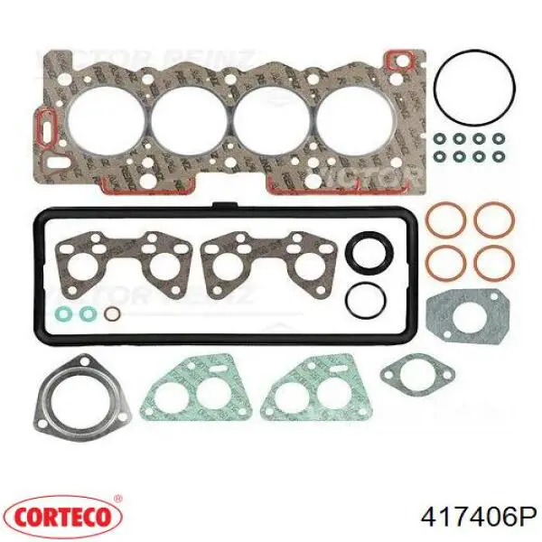 Zestaw uszczelek silnika górny Corteco 417406P cena, od 42,79 USD