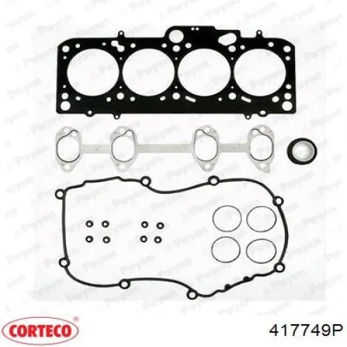 417749P Corteco Zestaw uszczelek silnika górny