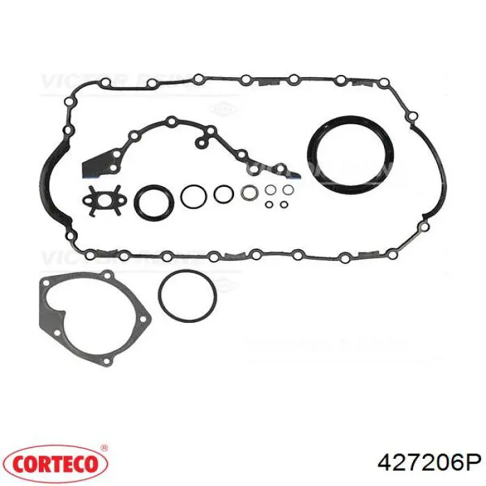 427206P Corteco Zestaw uszczelek silnika dolny
