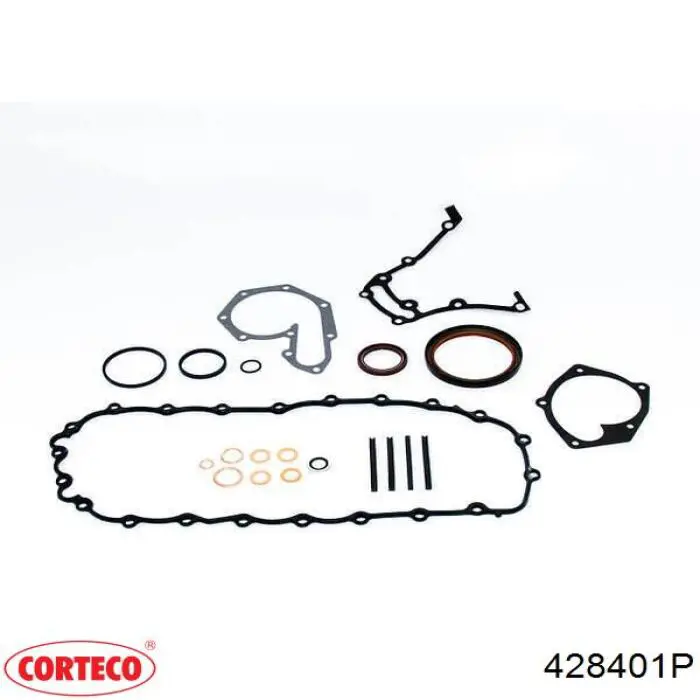 Zestaw uszczelek silnika dolny Corteco 428401P cena, od 49,03 USD