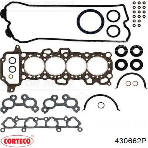 430662P Corteco Zestaw uszczelek silnika pełny