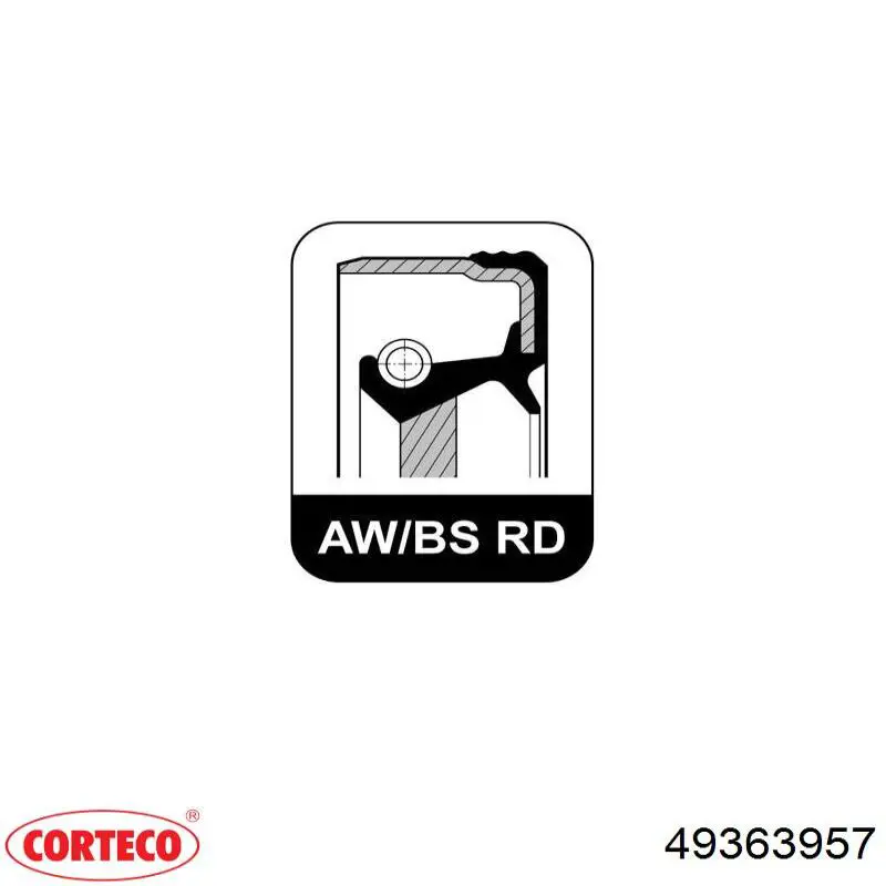 Uszczelniacz wału korbowego przedni Nissan/Infiniti 1227900Q0F cena, od 90,26 USD