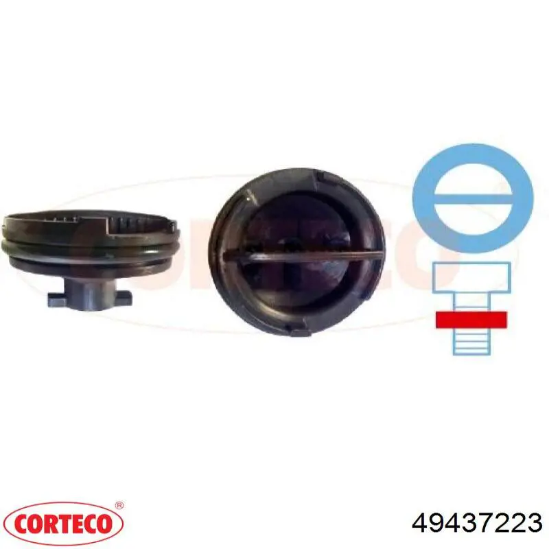 Korek miski olejowej silnika Corteco 49437223 cena, od 7,15 USD