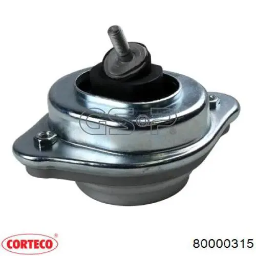 Poduszka (podpora) silnika prawa Corteco 80000315 cena, od 80,07 USD