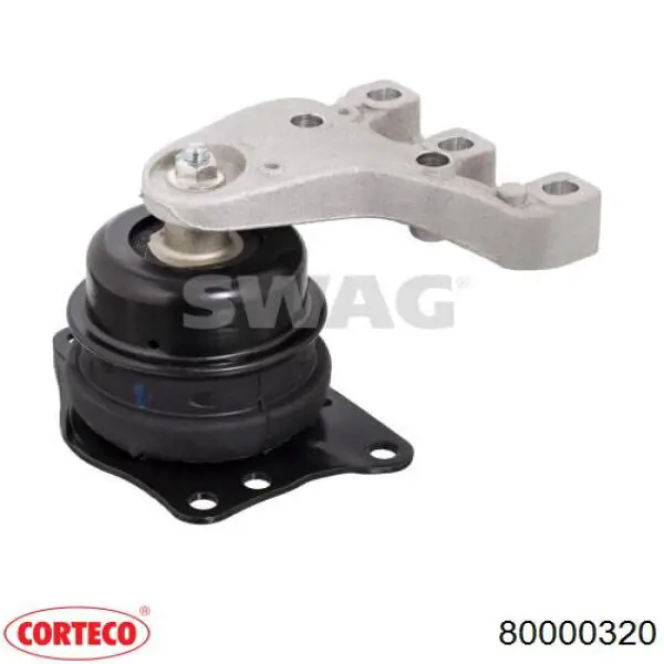 Poduszka (podpora) silnika prawa Corteco 80000320 cena, od 64,89 USD