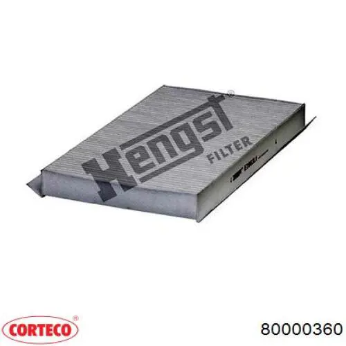 Do koszyka 80000360 Corteco Filtr kabiny