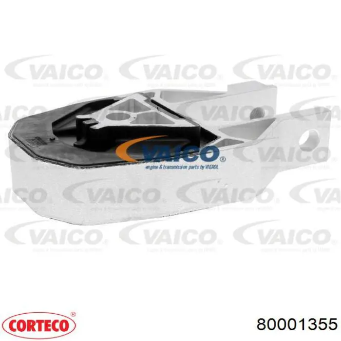 Do koszyka 80001355 Corteco Poduszka (podpora) silnika tylna