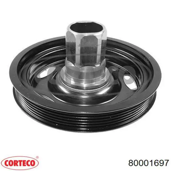 Koło pasowe wału korbowego 25194437 General Motors