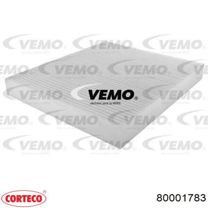 Do koszyka 80001783 Corteco Filtr kabiny