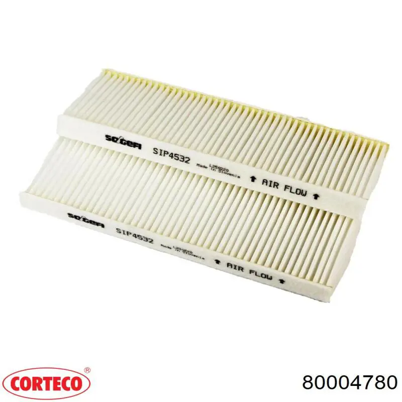 Do koszyka 80004780 Corteco Filtr kabiny