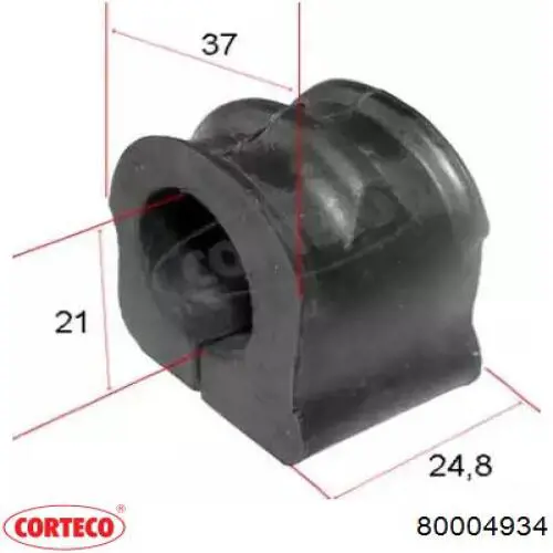 80004934 Corteco tuleja stabilizatora przedniego
