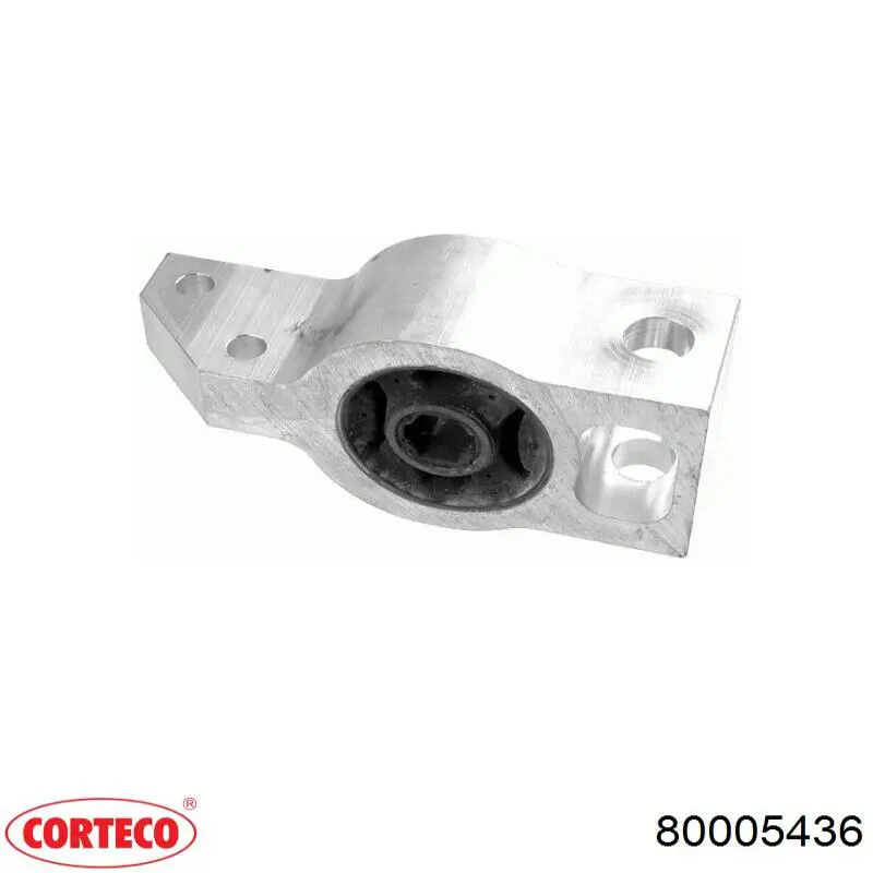 Silentblock przedniego wahacza dolnego 80005436 Corteco