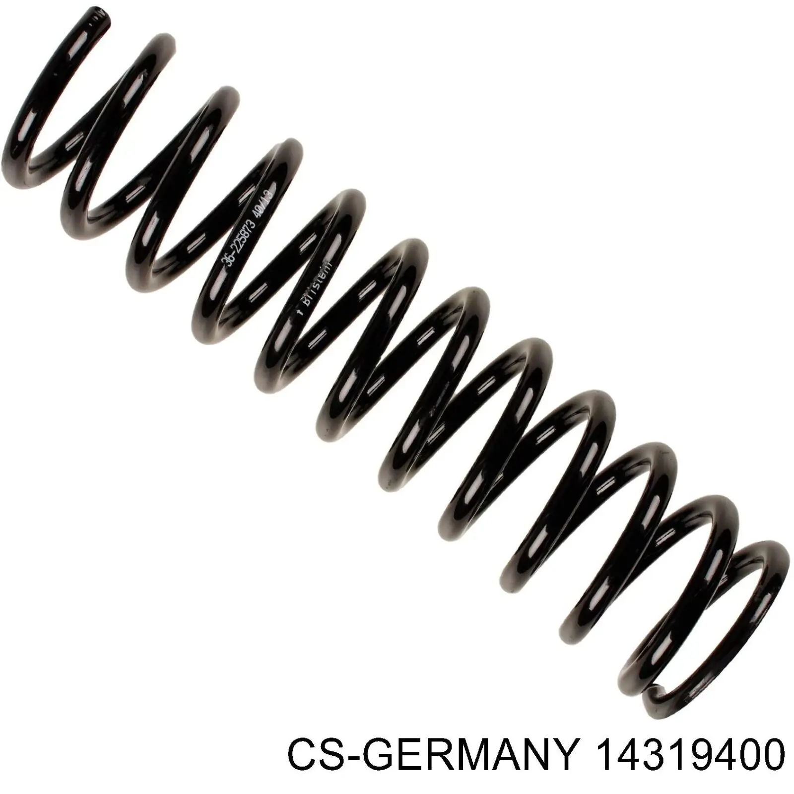 Sprężyna przednia CS Germany 14319400 cena, od 42,89 USD