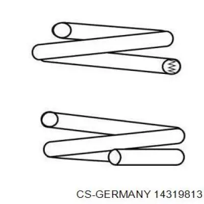 Sprężyna tylna CS Germany 14319813 cena, od 62,61 USD