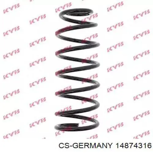 Sprężyna tylna Peugeot/Citroen 5102Z7