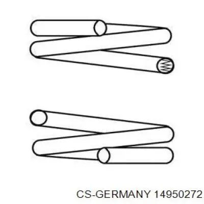 Do koszyka 14950272 CS Germany Sprężyna tylna