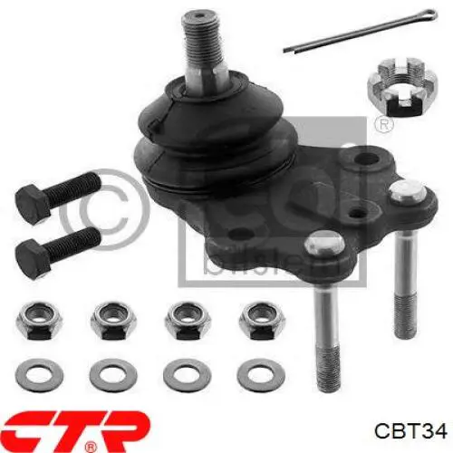 CBT34 CTR Sworzeń wahacza górny