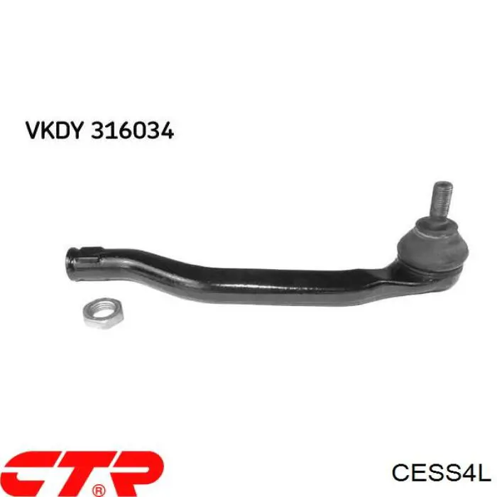 Do koszyka CESS4L CTR Końcówka drążka kierowniczego zewnętrzna