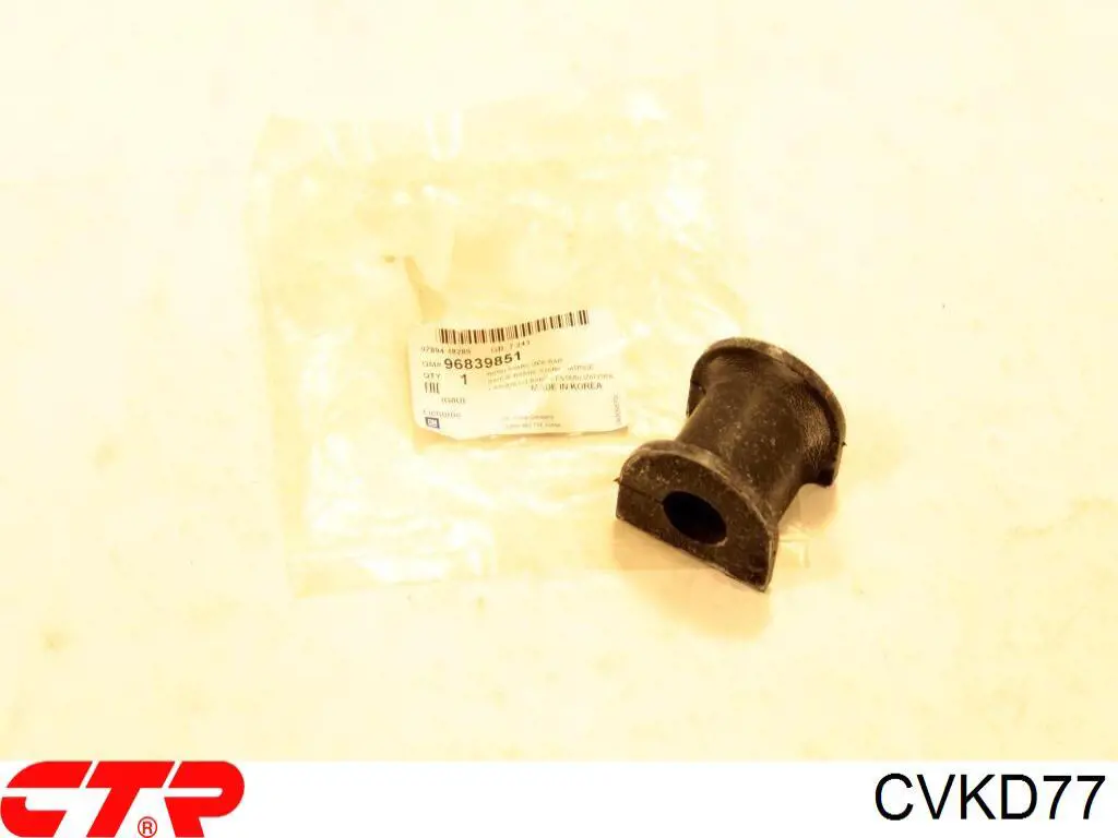 Tuleja stabilizatora przedniego CTR CVKD77 cena, od 3,83 USD
