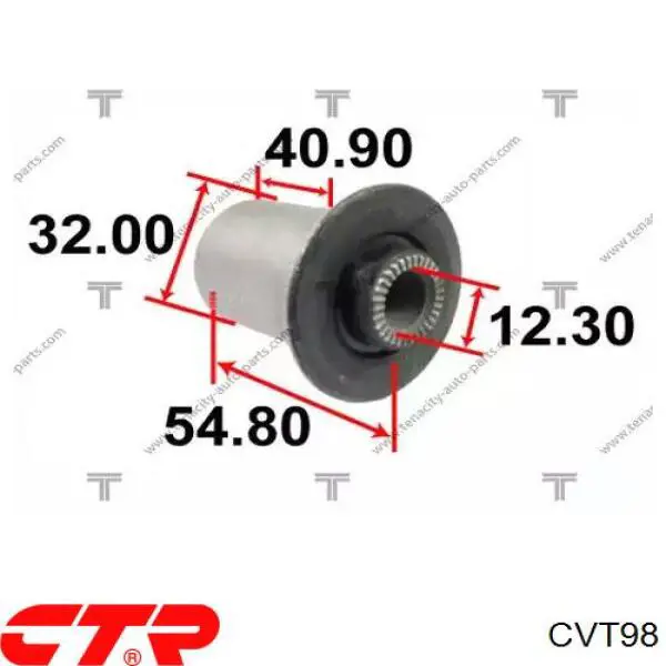 CVT98 CTR Silentblock wahacza tylnego dolnego
