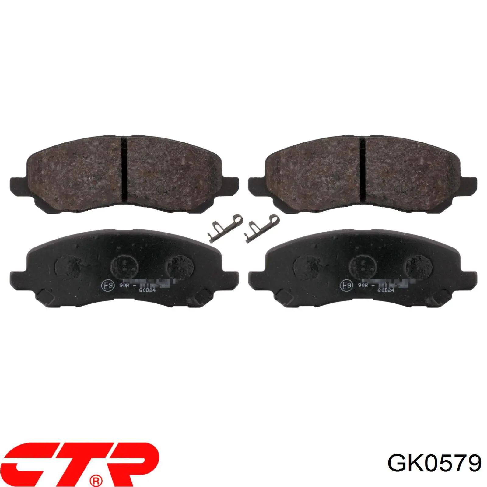 Klocki hamulcowe przednie tarczowe CTR GK0579 cena, od 24,93 USD