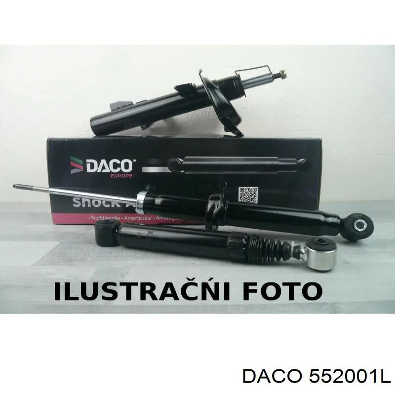RS310024 Raiso Amortyzator tylny lewy