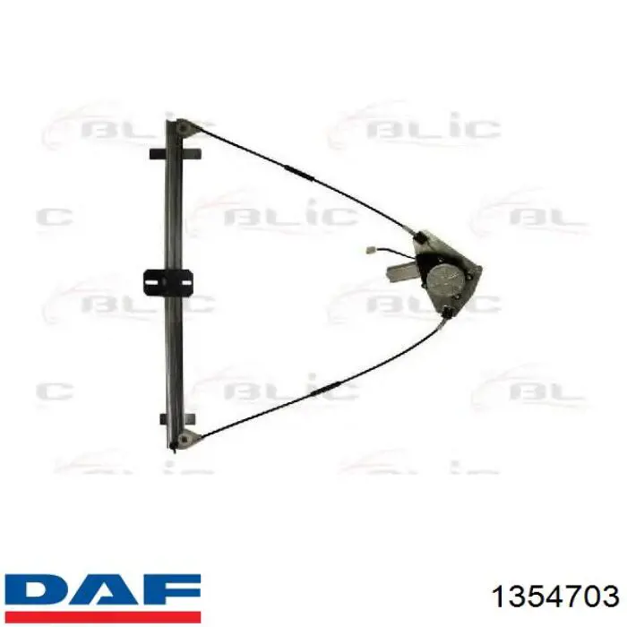 Mechanizm podnoszenia szyby drzwi przednich prawych DAF 1354703 cena, od 180,62 USD