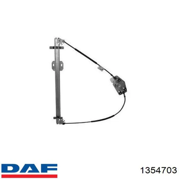 Do koszyka 1354703 DAF Mechanizm podnoszenia szyby drzwi przednich prawych
