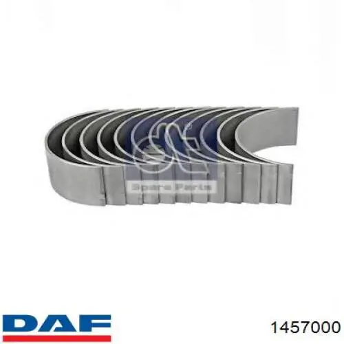 1457000 DAF Panewki korbowodowe wału korbowego, zestaw, standardowe (STD)