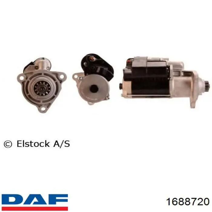 Rozrusznik DAF 1688720 cena, od 220,83 USD