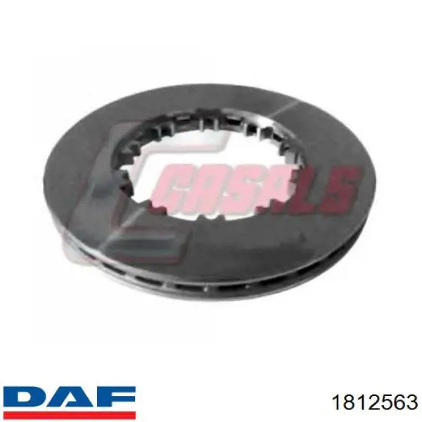 Tarcza hamulcowa przednia DAF 1812563 cena, od 209,19 USD