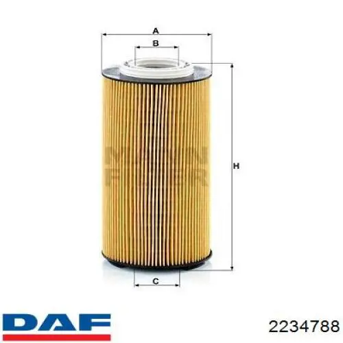 2234788 DAF Filtr oleju