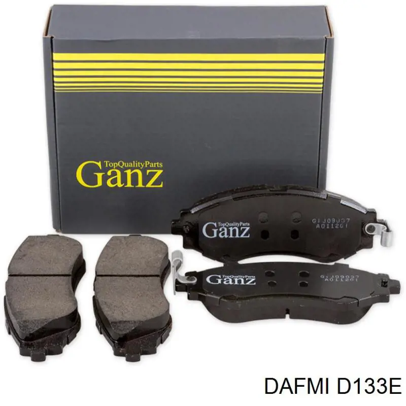 Klocki hamulcowe przednie tarczowe Dafmi D133E cena, od 16,83 USD