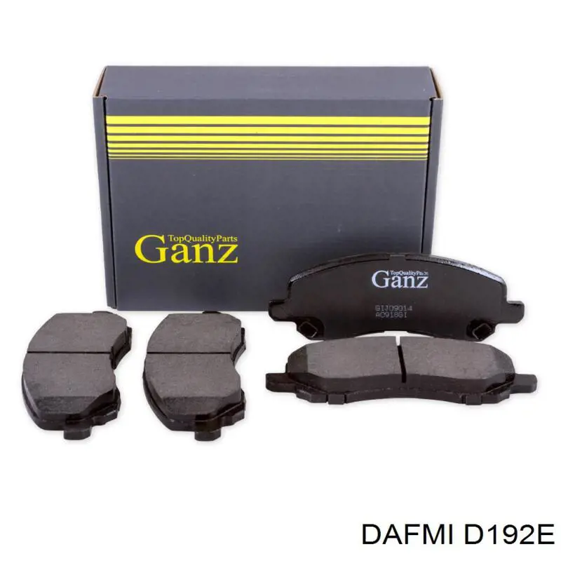 Klocki hamulcowe przednie tarczowe Dafmi D192E cena, od 24,07 USD