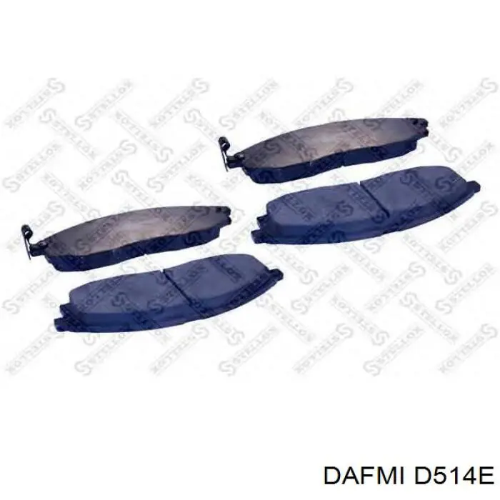 Klocki hamulcowe przednie tarczowe Dafmi D514E cena, od 25,40 USD