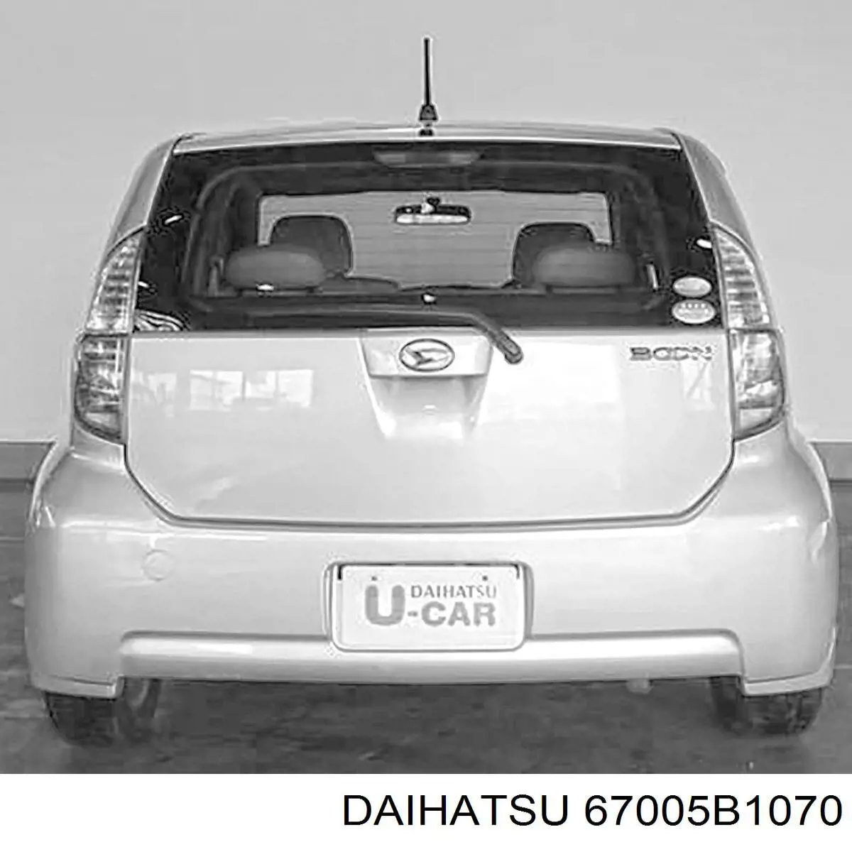 Drzwi tylne (bagażnika 3/5) do Daihatsu Sirion  M3
