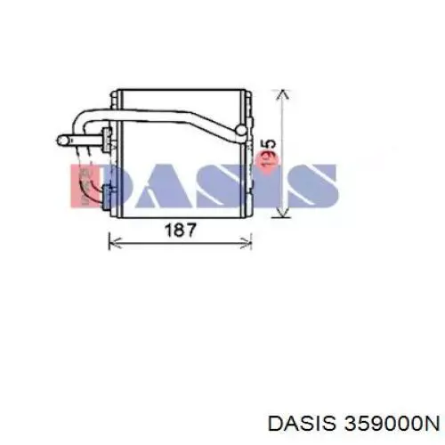 Chłodnica nagrzewnicy (ogrzewacza) Subaru Forester I SUV (S10, SF) (1997 - 2002) cena, od 242,83 USD