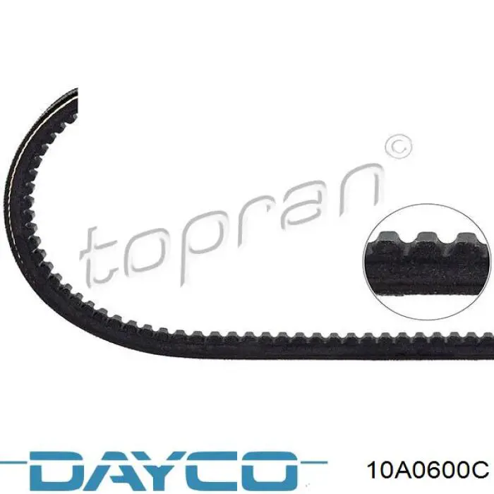 Pas napędowy mechanizmów Dayco 10A0600C cena, od 7,28 USD