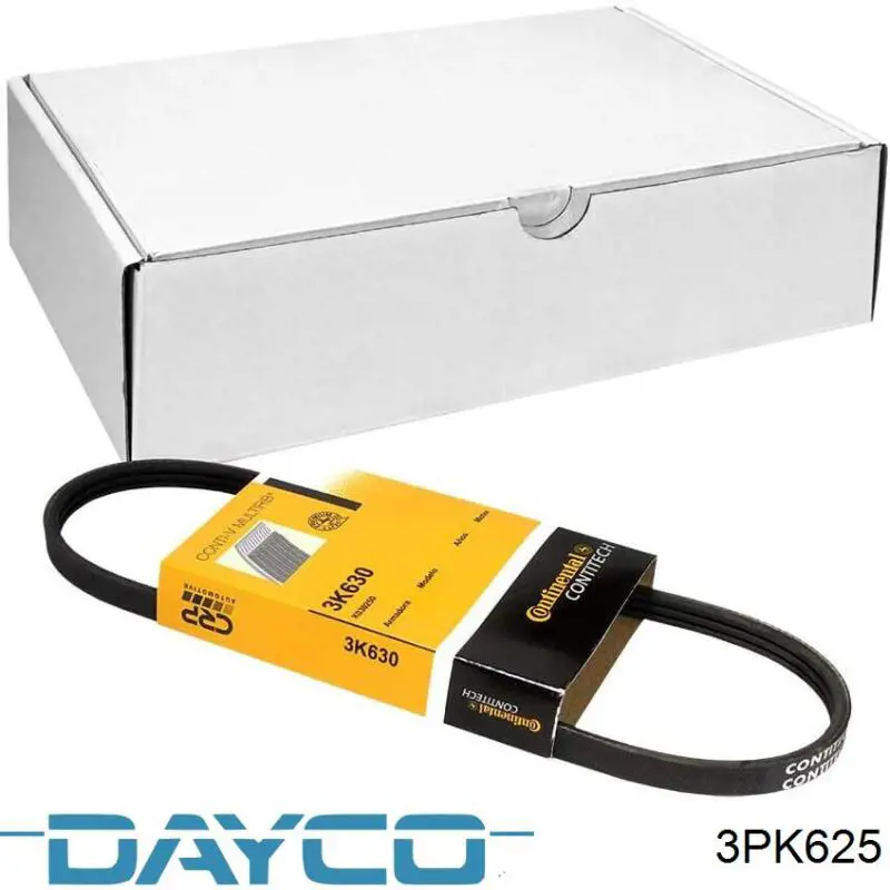 Pas napędowy mechanizmów Dayco 3PK625