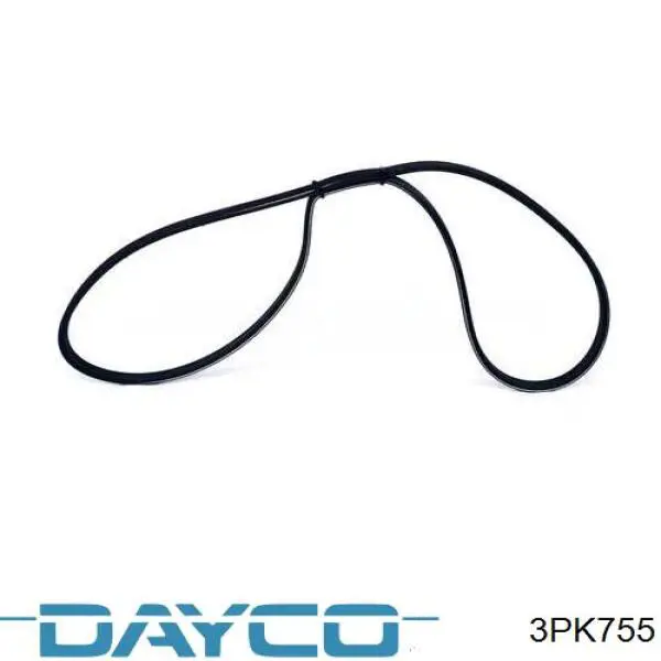 Pas napędowy mechanizmów Dayco 3PK755 cena, od 7,31 USD